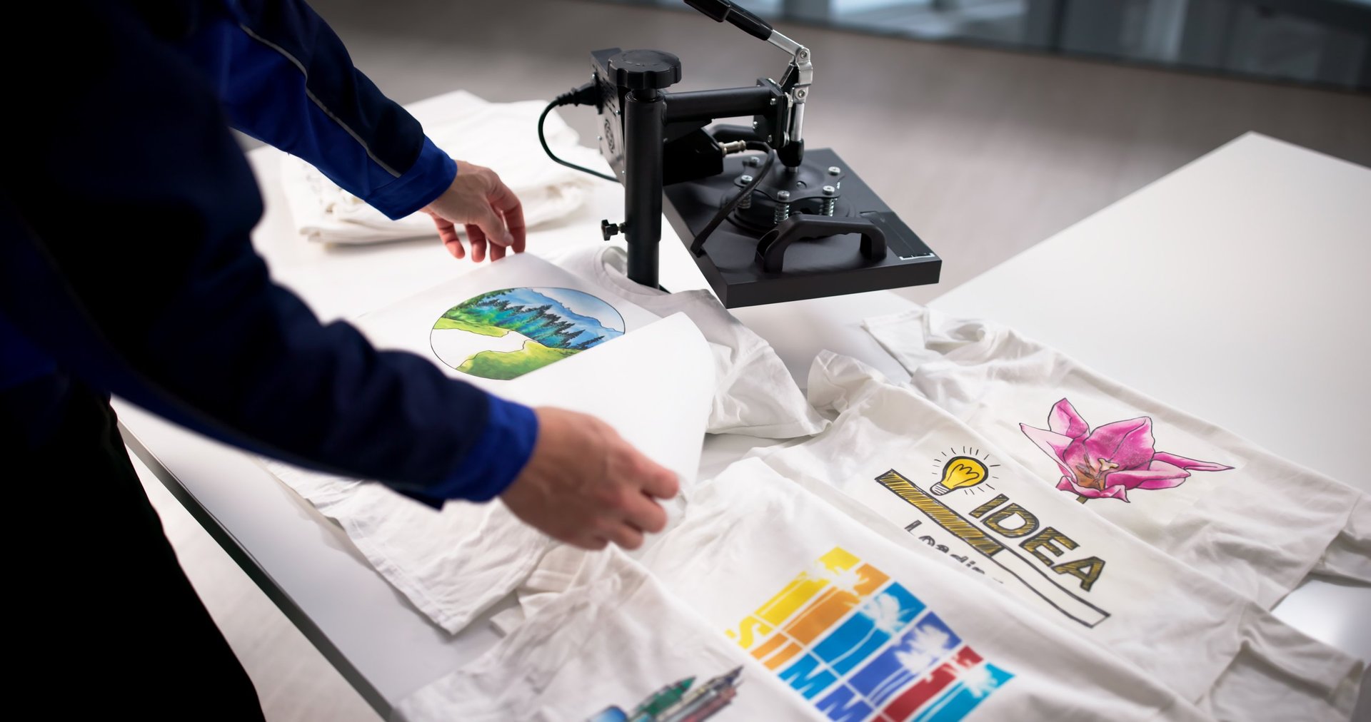 Custom apparel production