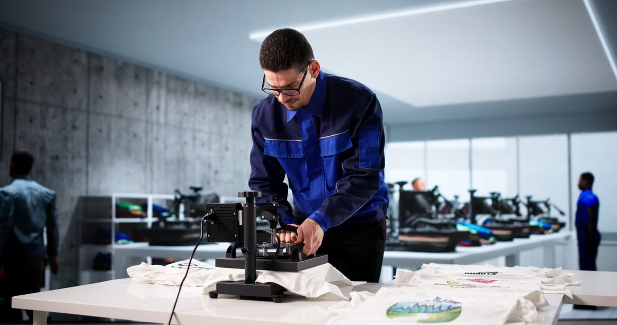 Custom apparel design process